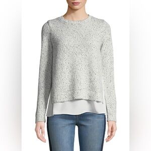 Club Monaco Kaelane Mixed Media Pullover Sweater
